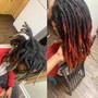 Color and Retwist (Hair Color Provided)