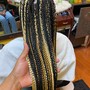 Knotless s medium size box braids