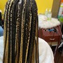 Knotless s medium size box braids