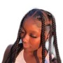 Medium Knotless braids