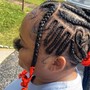 Kids Box Braids/twists W natural hair