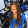 Small Knotless Box Braids