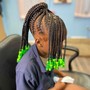 Kid's Braids with weave