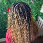 Medium Goddess knotless Braids midback length