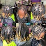 Kid’s Locs Maintenance with any style or updo AGE 12 AND UNDER!!!