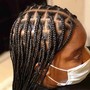 Large Knotless Braids