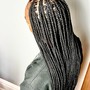 Large  Hip Length knotless Braids