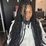 Butterfly locs - mid-back length