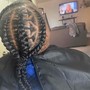 1 Layer Straight Backs 6-8 Braids