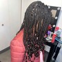 Small Knotless Box Braids