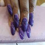 Gel polish application