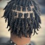 Loc Retwist Shaved Sides/Back