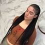 Tribal Braids (knotless back)