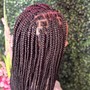 Medium Knotless Braids