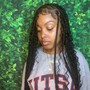 Coi leray braids (with curl) hip length