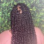 Coi leray braids (with curl) hip length