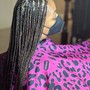 Medium knotless box braids hair included