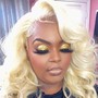 Full Face Glam + Wig Install