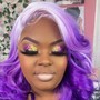 Full Face Glam + Wig Install