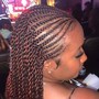 Senegalese Twist (added hair)