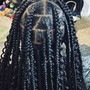 Large knotless Braids (up to waist length)