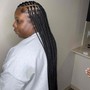 Small knotless braids