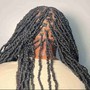 Small Knotless Box Braids