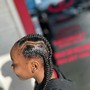 Large Feed-In ponytail