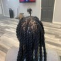 Medium knotless braids