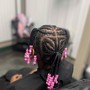 Cornrows with designs ( Top only)