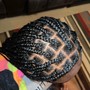 Cornrows (whole head)