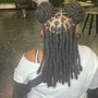 Mid back - Large Goddess Knotless Braids