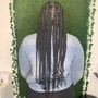 Mid back - Large Goddess Knotless Braids