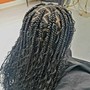 Large Knotless Box Braids