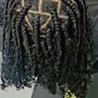 Large Knotless Box Braids