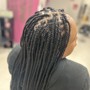 Knotless braids