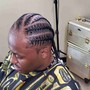 Cornrows no extension added