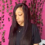 Blend In Weave (Relaxed Hair)