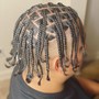 Med Knotless Box Braids