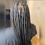 Med Knotless Box Braids