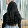 Small Knotless Braids(Mid back)