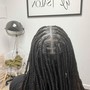 Large Knotless Braids