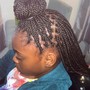 Medium plaits to bra special with hair