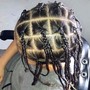 Men single braids