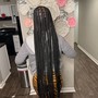 Butt length butterfly locs