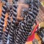 Medium knotless Box Braids