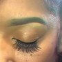 Eyebrow  arching with make up??