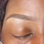 Eyebrow  arching with make up??