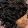 Style, wine, curls,/ Barrel Curls, Wig Install