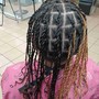 Kid's Cornrows no extensions full head